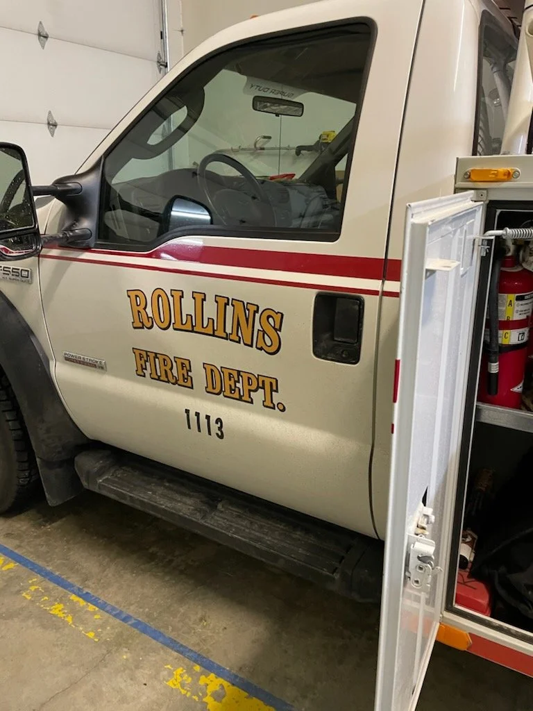 Rollins Volunteer Fire Department volunteers